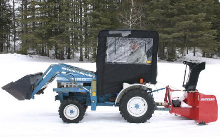 Universal snow blower for best sale lawn tractor